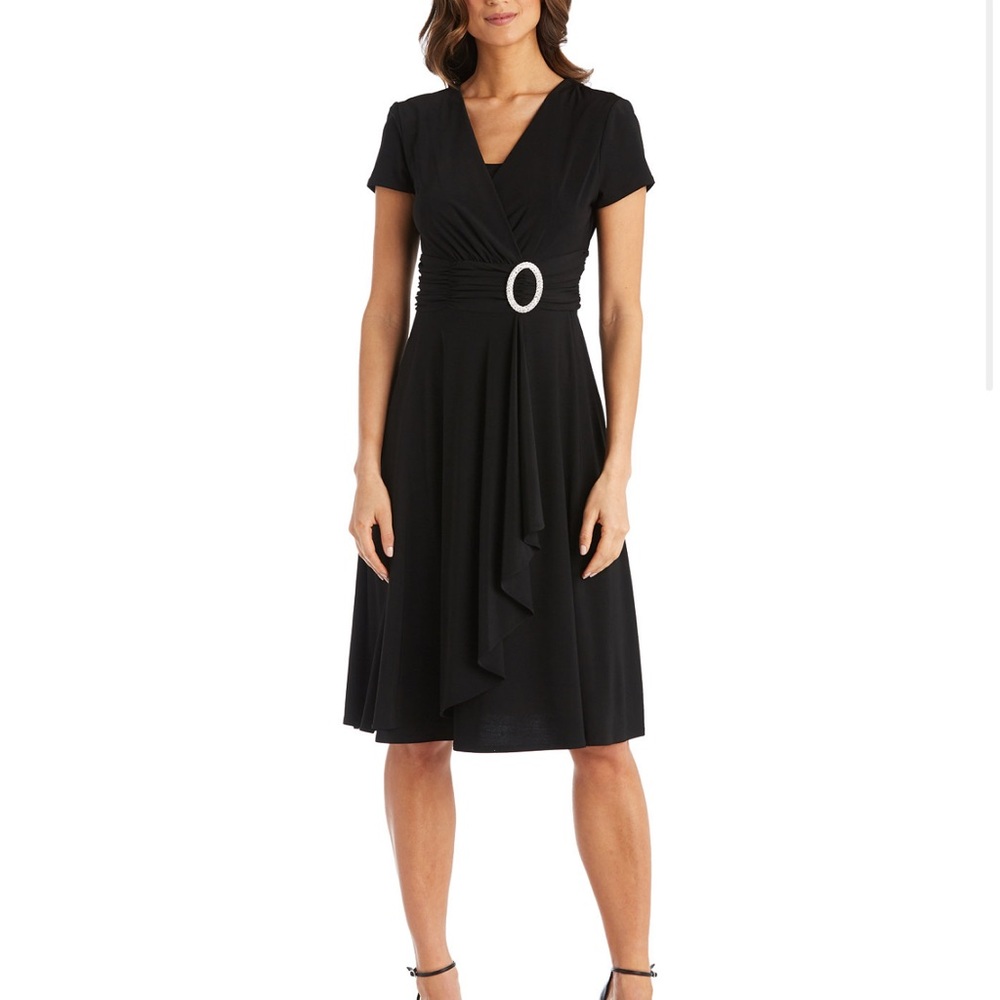 Torrid Lane Bryant Plus size black dress with rhinestone detail